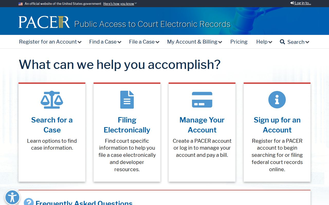 Echols County federal criminal court PACER search