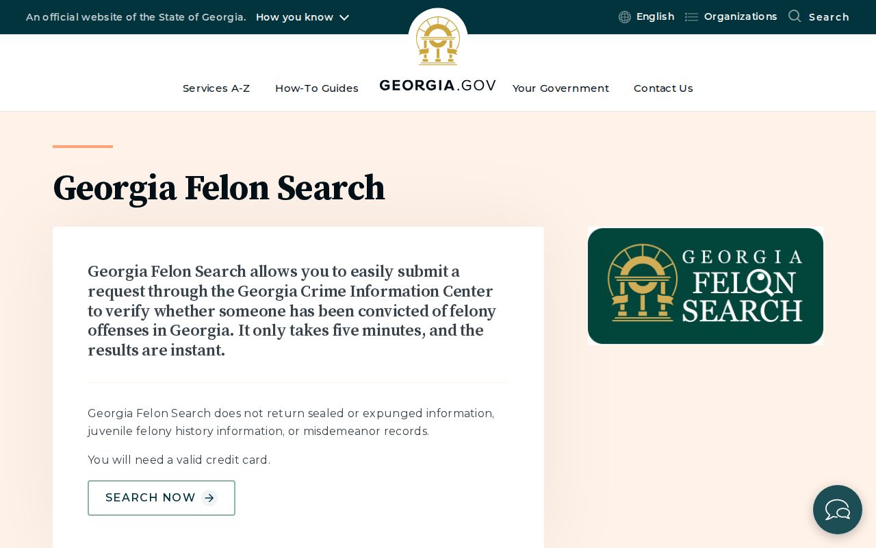 Echols County criminal history and Georgia registry official search source